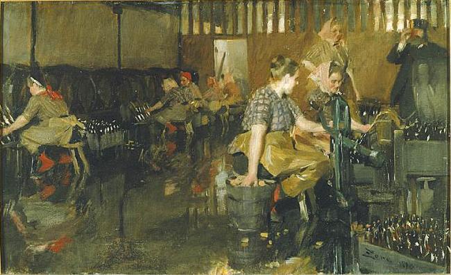 Anders Zorn The Little Brewery Germany oil painting art